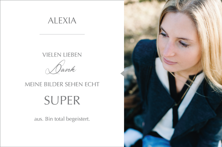 Danke an Monika Schweighardt Photography für die schönen Bilder von Alexia